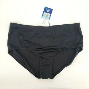 Swimsuits For All Solid  Black Swim Bottoms‎